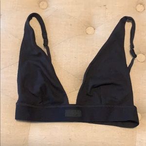 SKIMS Cotton Plunge Bralette